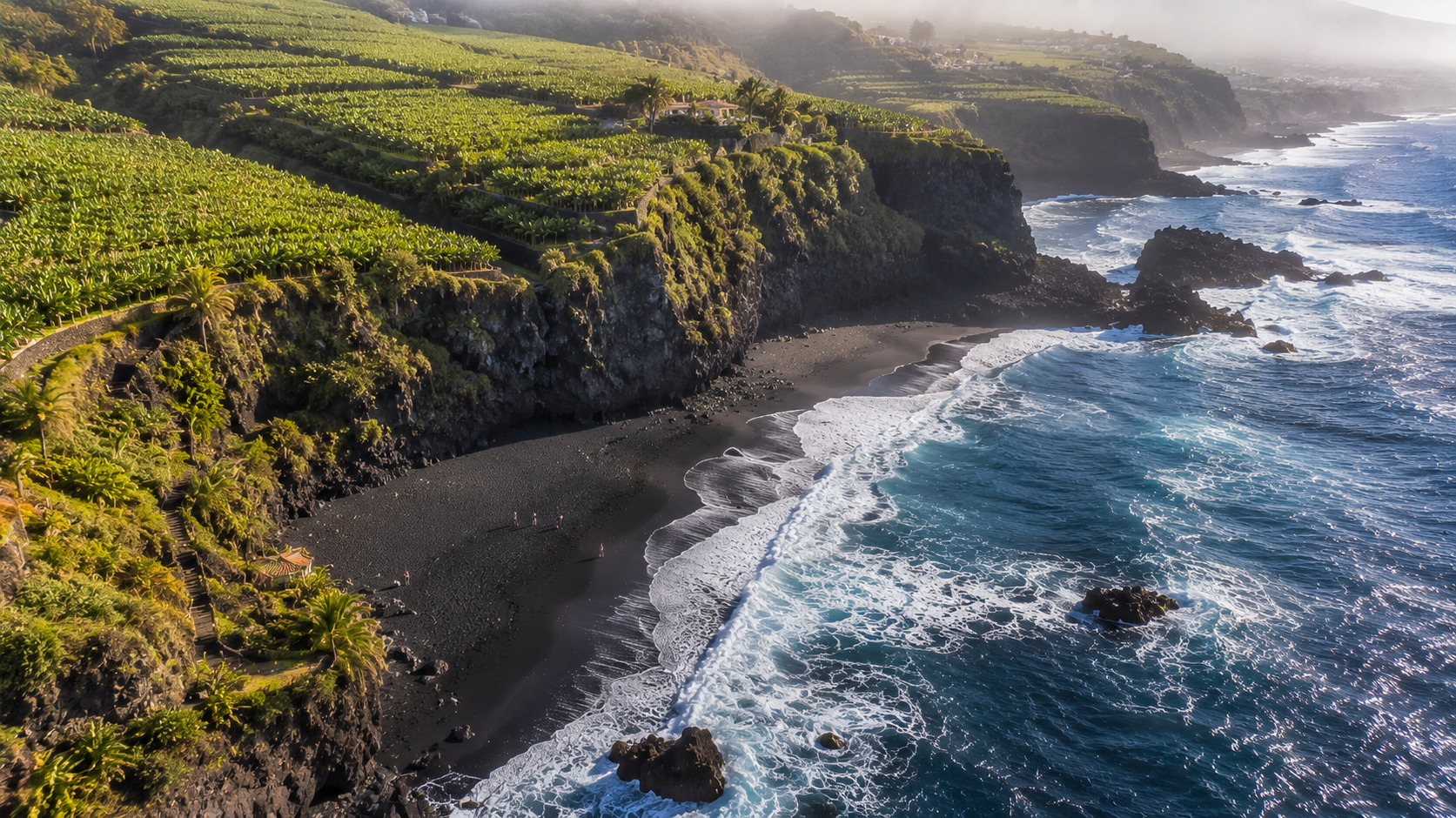 Playa Bollullo — den bästa svarta sanden nära Puerto de la Cruz