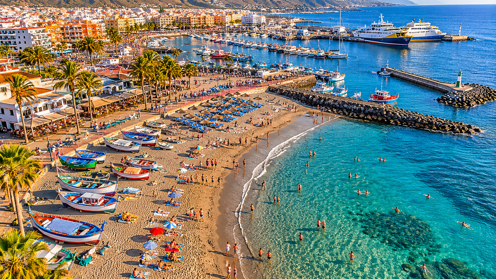 Los Cristianos — familjevänligt, lugnt och med fint läge