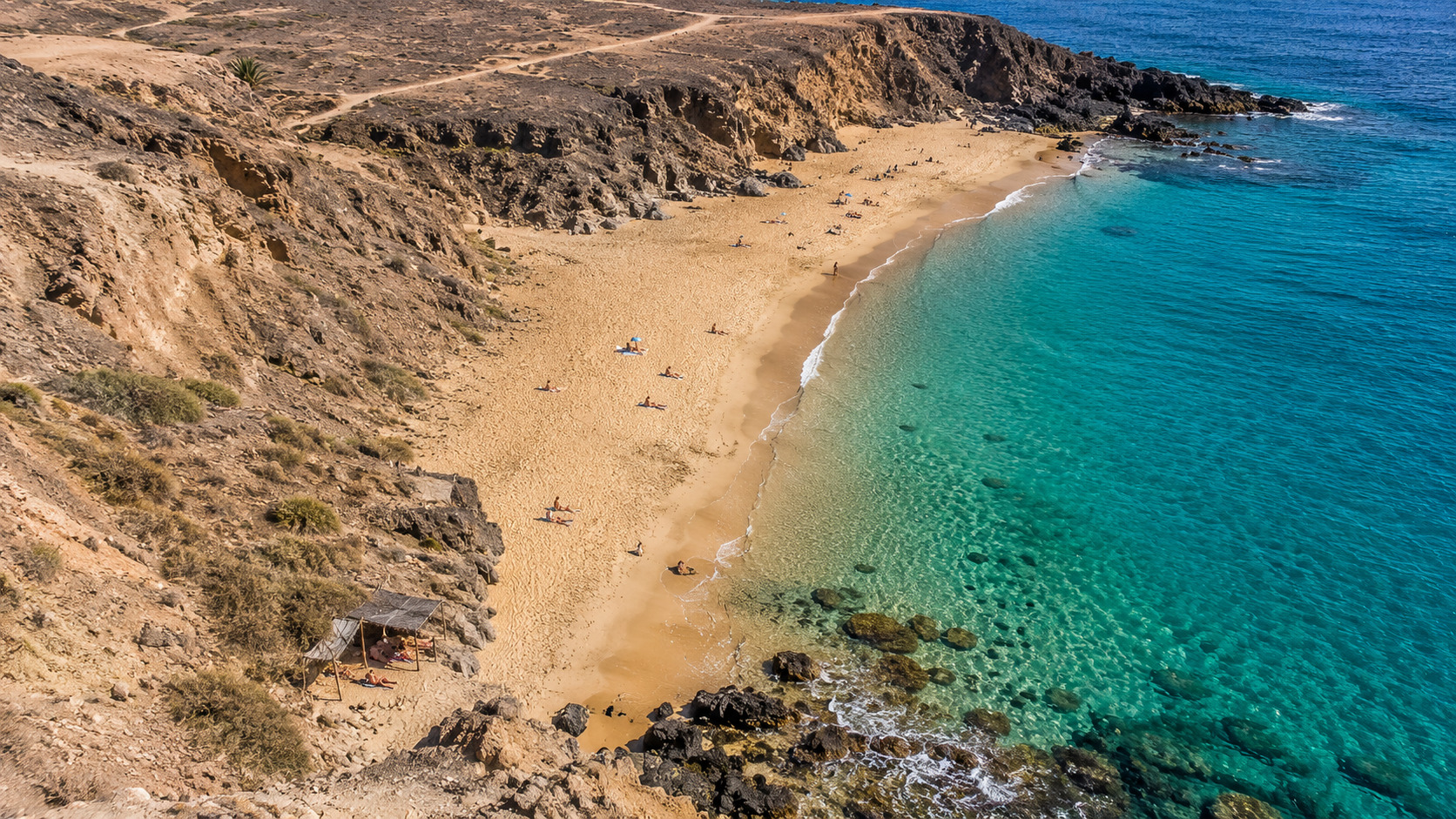 Playa Diego Hernández — den isolerade naturiststunden