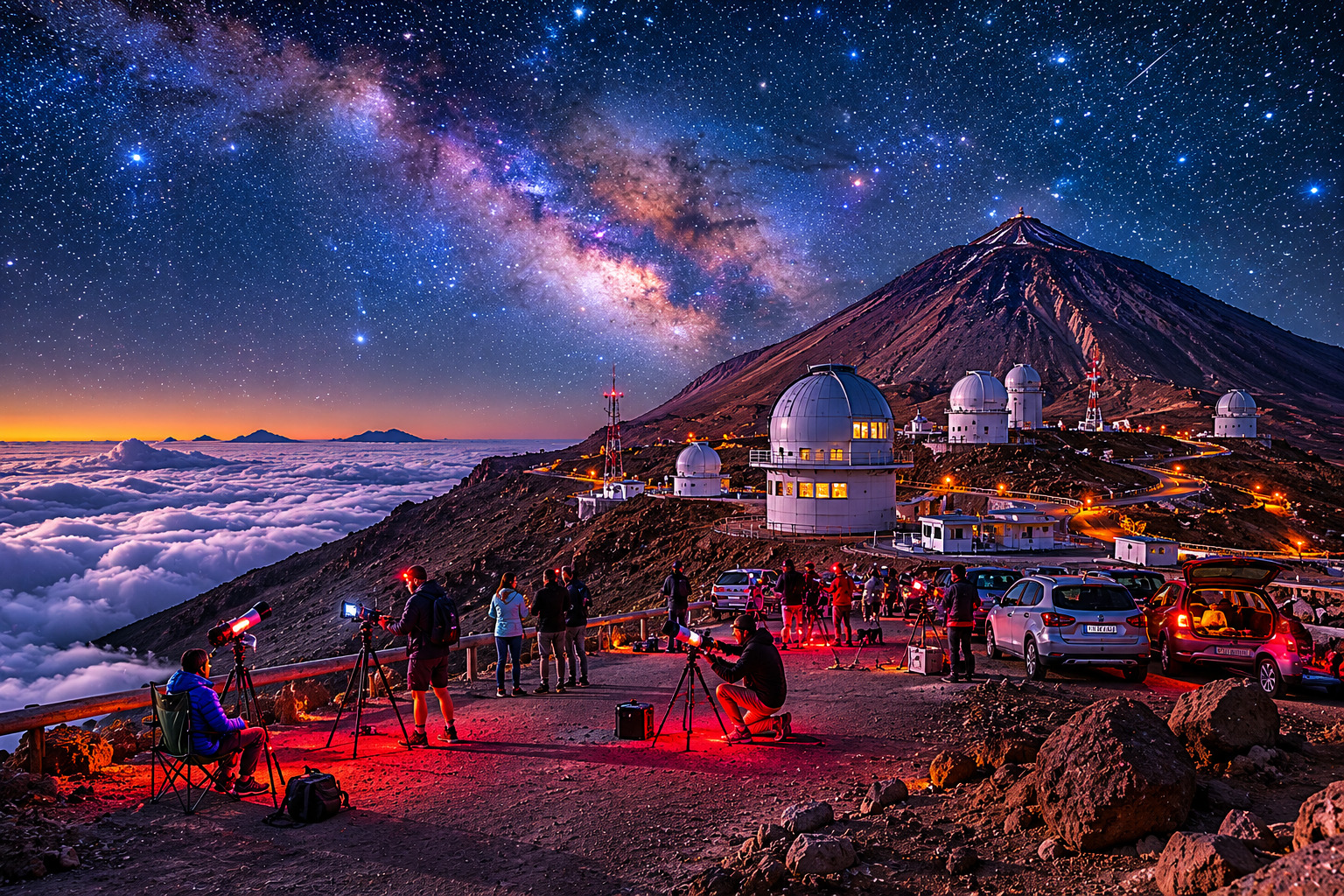 Teide-observatoriet natthimmel